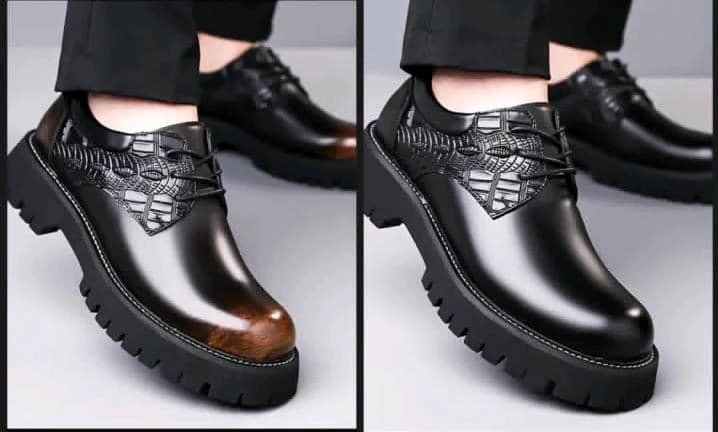 men shoe high sole